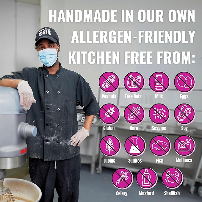 Every Body Eat Crunchy Cookie Bites, Gluten & Dairy Free, Vegan, School Safe Lunch Snacks, Single Serve (Pack of 20) (Chocolate Chip)