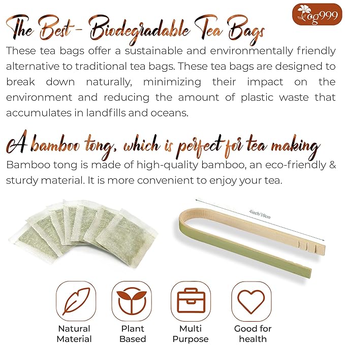 TOG999, Premium 30 Tea Bags - Special Cinnamon Tea, 100% Natural & Pure, Herbal Tea. Cinnamon Stick Herbal Spice