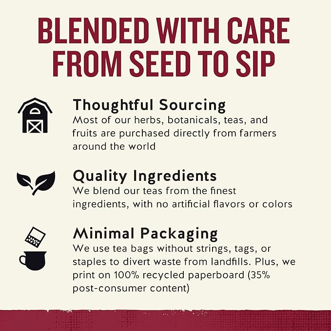 Celestial Seasonings Cinnamon Apple Spice Herbal Tea, Caffeine Free, 20 Tea Bags Box (Pack of 6)