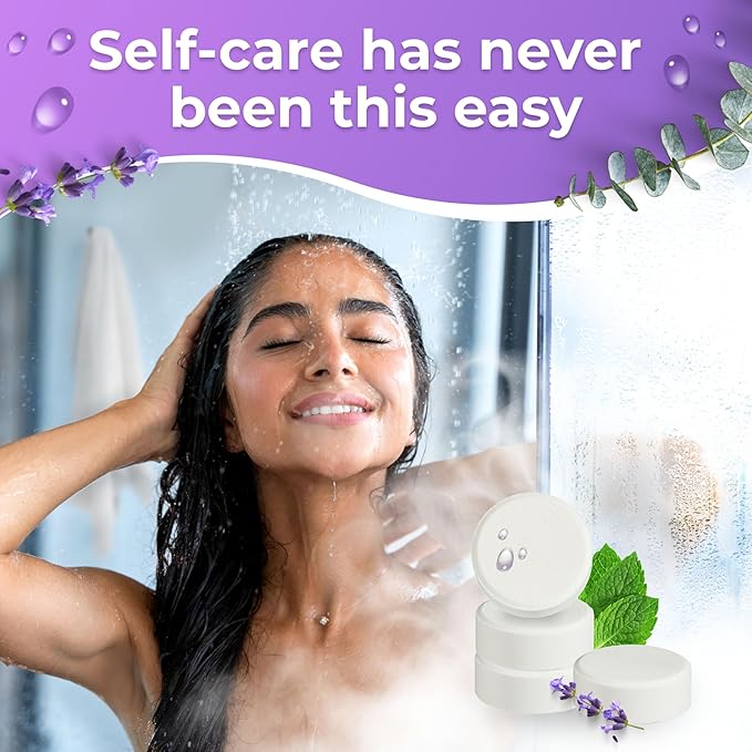 Cleverfy Shower Steamers Aromatherapy – Stocking Stuffers for Women, Teens and Wife – Christmas Gifts for Women and Teen Girls – White Elephant Gifts for Adults – 3 Tablets