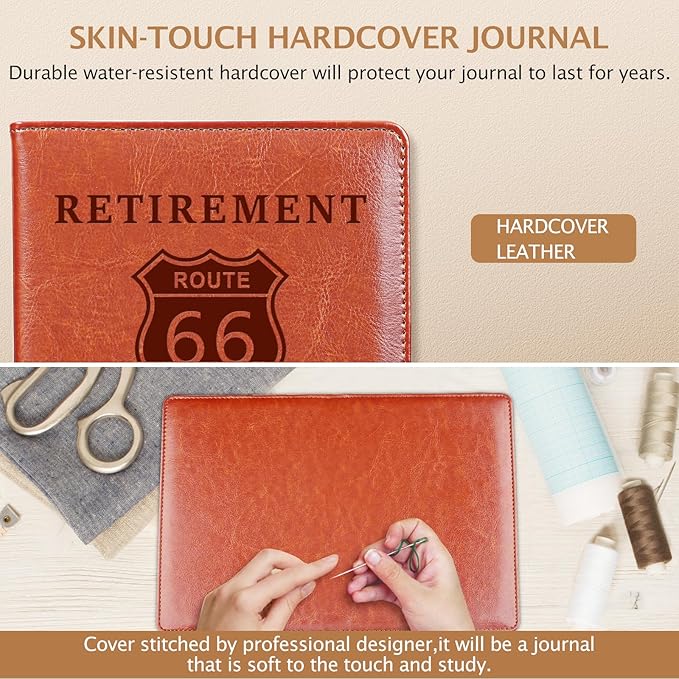 LBWCER Inspirational Motivational Gifts,Little Reminders Journal Notebook,Little Reminders Hardcover Notebook,Motivational Journal (RETIREMENT 66)