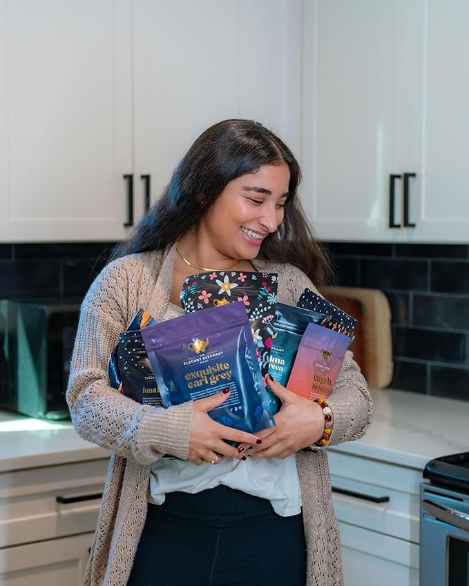 Japanese Sencha Green Tea, Organic Loose Leaf Sencha Tea – Antioxidant & Detox Support – Refreshing Hot or Iced Green Tea – 4 oz Resealable Bag (Makes 50 Cups) – The Elegant Elephant