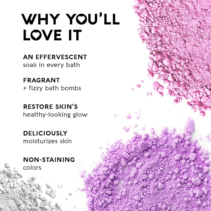 Nature's Beauty Lavender Chamomile Sleep Bath Bomb Gift Set Multi-Pack- Luxury Fizzy Relax Spa Bomb w/Vanilla + Citrus Scent Made with Coconut Oil + Witch Hazel, 17.5 oz | 10 ct ea (2 Pack)