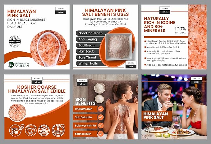 Himalayan Salt Energy Crystal Salt Spheres 10 pack - by Black Tai Salt Co.