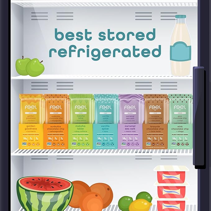 Feel Vegan Protein Bars | Golden Goodness | Keto | Gluten Free | Organic | Turmeric | 15g Protein | Low Carb | Dairy Free | Grain Free | Nut Free | Soy Free | Non GMO - 10 Pack