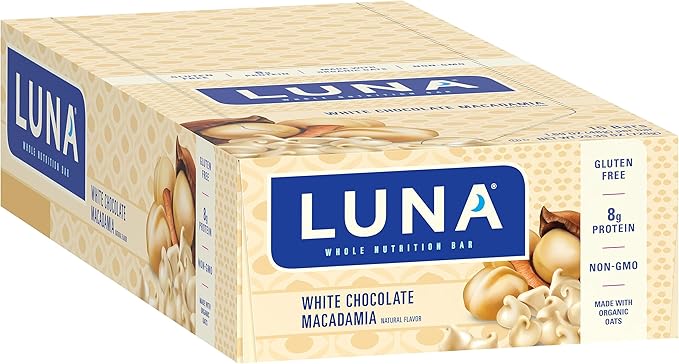 Clif, Bar Luna White Chocolate Macadamia 15 Count, 25.35 Ounce