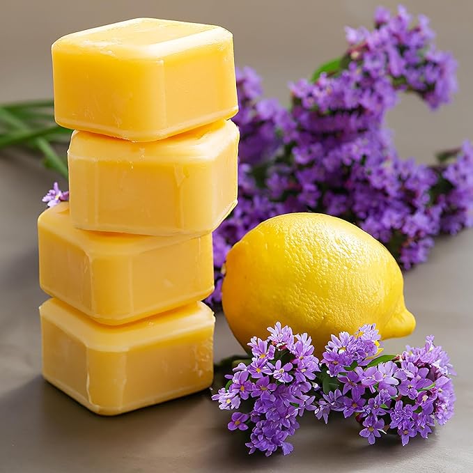 Lemon Verbena Strongly Scented Hand Poured Vegan Wax Melts, 12 Scented Wax Cubes, 6.4 Ounces in 2 x 6-Packs (Lemon Verbena)