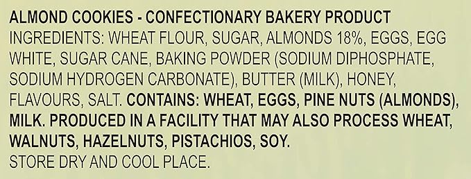 Flora Biscotti Cookies (Almond)