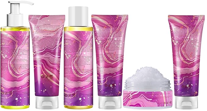 Spa Gifts for Women -Stress Relief Relaxing Body Wash & Bath Set,Christmas Gift for Mom Wife Her Sister Birthday Gifts,Unique Self Care Womens Gift Xams Stocking Stuffer Secret Santa Gifts for Women