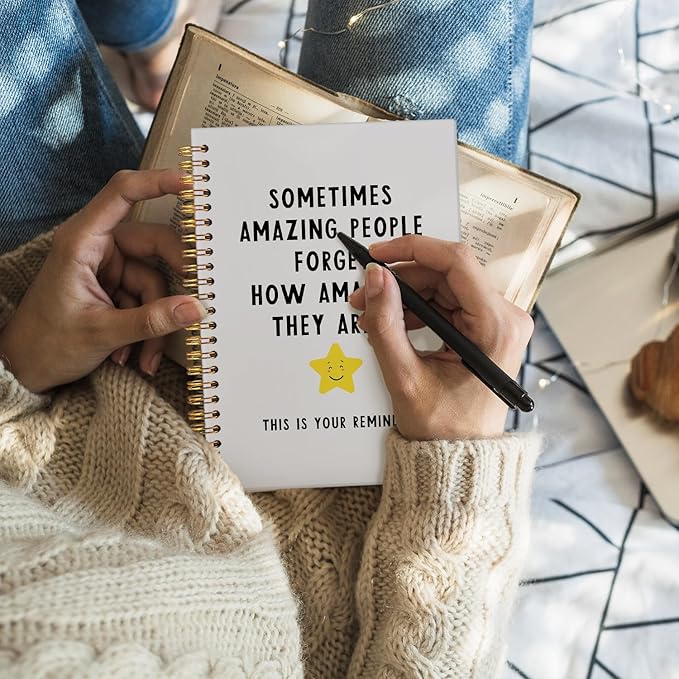 Inspirational Gift Appreciation Gifts for Coworkers, Thank You Gifts for Women Men Friends Staff, Motivational Notebook journal, Farewell Gifts for Coworkers 5.5x8.3