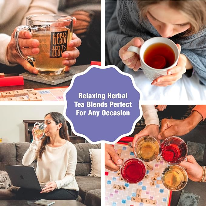 Tiesta Tea Brownie Batter, Premium Loose Leaf, Chocolate Caramel Herbal Tea Blends, Non-Caffeinated Herbal Drink, Real Fruit, Herbs, Spices, Hot or Iced Brew Up to 20-25 Cups, 3oz Resealable Pouch