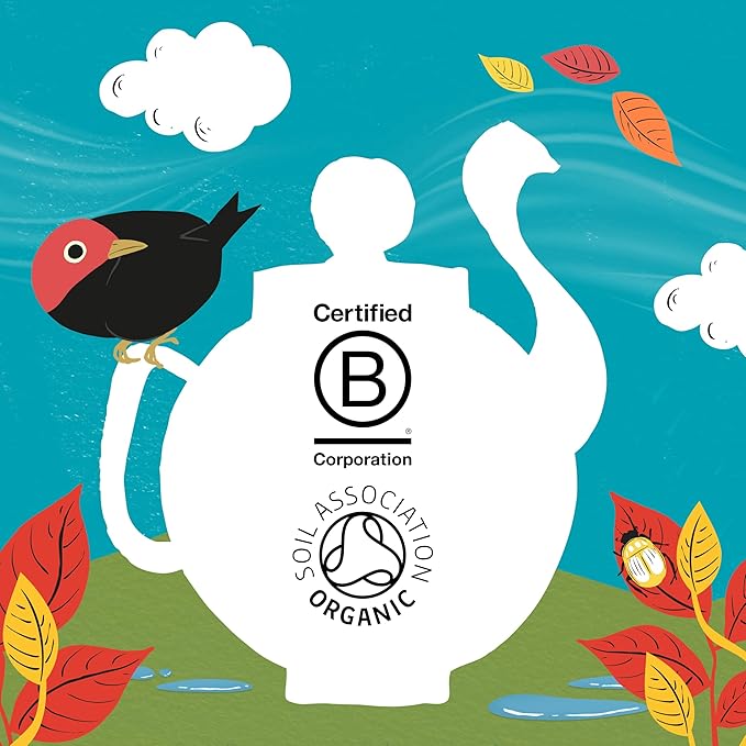 Clipper Tea Organic Fairtrade English Breakfast, Big Ben - USDA Organic, Non-GMO, Fair Trade, Sustainable Caffeinated Tea, 2 Pack, 20 Unbleached Tea Bags