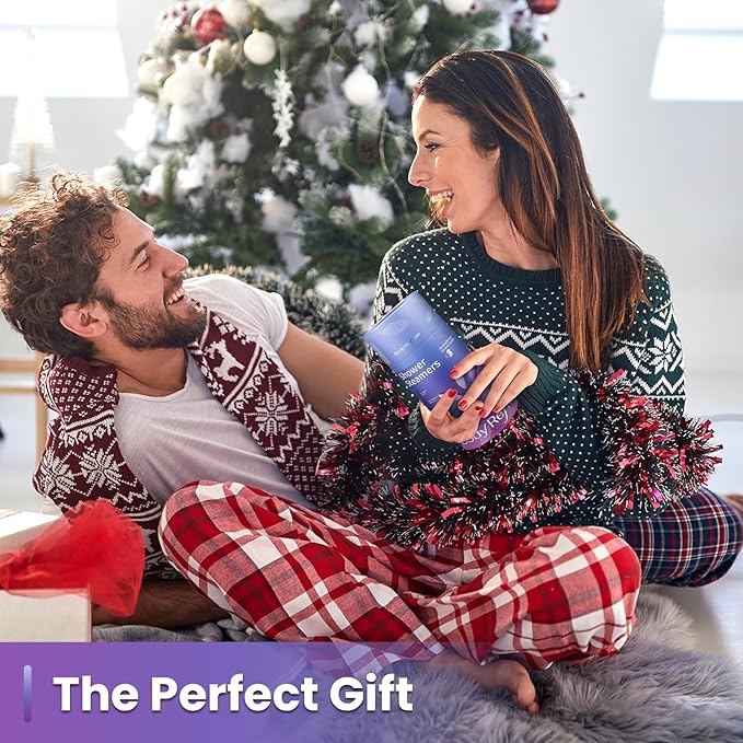 Lavender Shower Steamers Aromatherapy 8 Pack - Birthday Gifts for Women, Valentines Day Gifts for Her Wife Mom, Shower Bombs for Home Spa Relaxation Self Care, Easter Basket Essentials