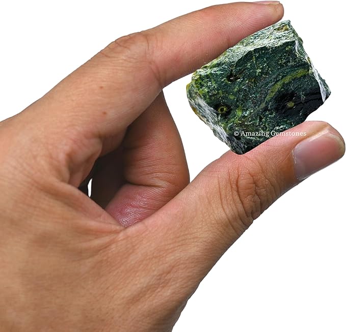 Amazing Gemstone 2 Pieces Kambaba Jasper Raw Crystals and Healing Stones, Natural Rocks for Tumbling and DIY Raw Stones and Crystals