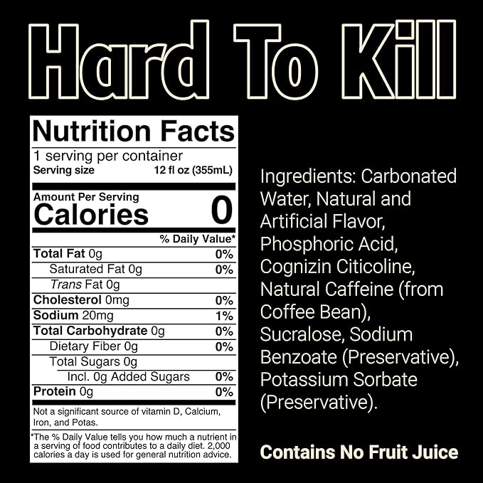 BUM Sugar-Free Energy Drink, Strawberry Lemonade - Lightly Carbonated & No Artificial Colors, Natural Caffeine & Citicoline for Energy, Focus, Brain Boost & Workout Sports Beverage - 12 oz, Pack of 12