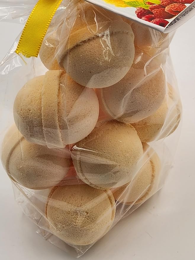 Spa Pure 14 Bath Bomb Fizzies with Shea Butter, Ultra Moisturizing, Great for Dry Skin, All Skin Types (14 Count) Pack of 1 (Mango Sorbet)