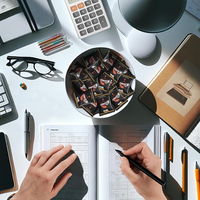 Candy Break Coffee Drops, Center Filled Hard Candy, Coffee Candy Individually Wrapped Snacks, Espresso Flavored Hard Candies, Caffeine Candies 2.2 Pound Bulk Bag, Pack of 1