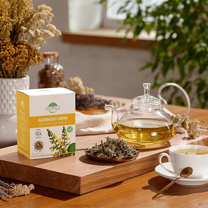 4 oz. Agrimony Herb Dried Cut Agrimony Flower Tea (Agrimonia Eupatoria L.) - 113g Agrimonia Herbal Tea Flor De Hierba De San Guillermo