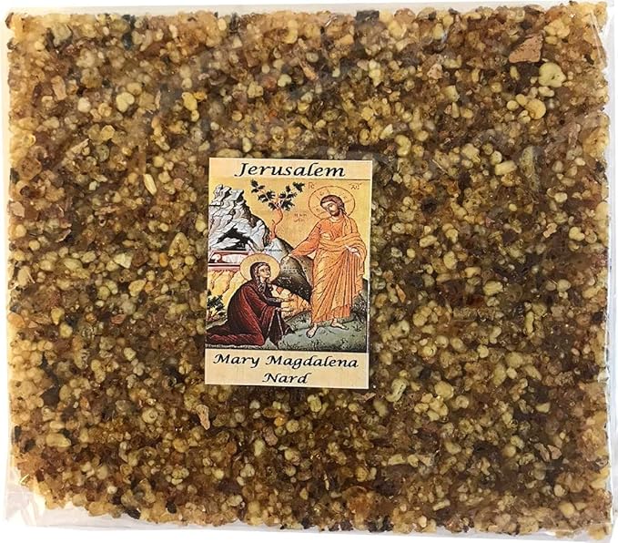 Holy Land Market Jerusalem Incense - Crushed & Sealed Flower Incense from The Holy Land, Nard Scent, 3.5 oz