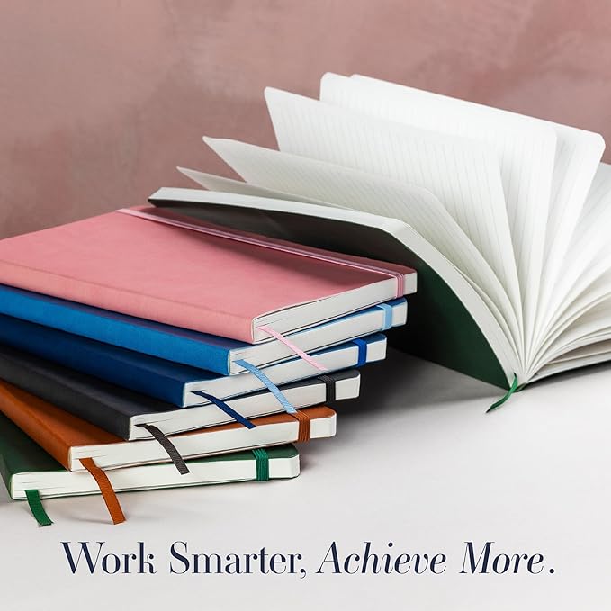 ANECDOTE. Softcover Ruled Journal with Thick 80 gsm Lined Cream Paper A5 size (8.3 inches x 5.4 inches) - Daily Writing Notebook for Travel, School and Office Use - Diary for Women and Men - Camel