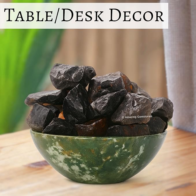 Amazing Gemstone Smoky Quartz Raw Crystals and Healing Stones, Natural Rocks for Tumbling and DIY Raw Stones and Crystals (5 Pieces)