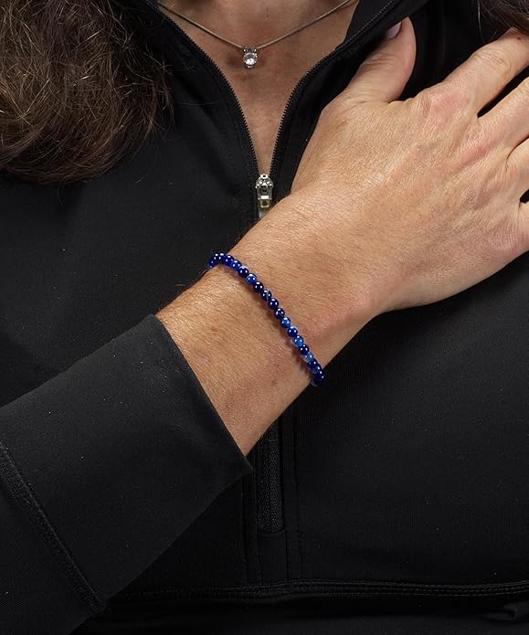 Cherry Tree Collection - Small, Medium, Large Sizes - Gemstone Beaded Bracelets For Women and Men - 4mm Round Beads