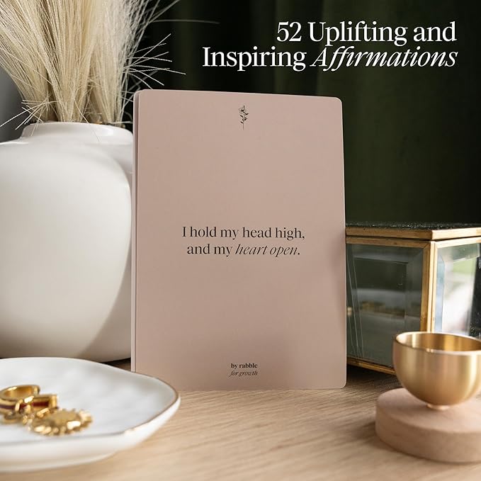 Rabble Self-Care and Affirmations Deck - 52 Affirmations and 52 Self Care Exercises