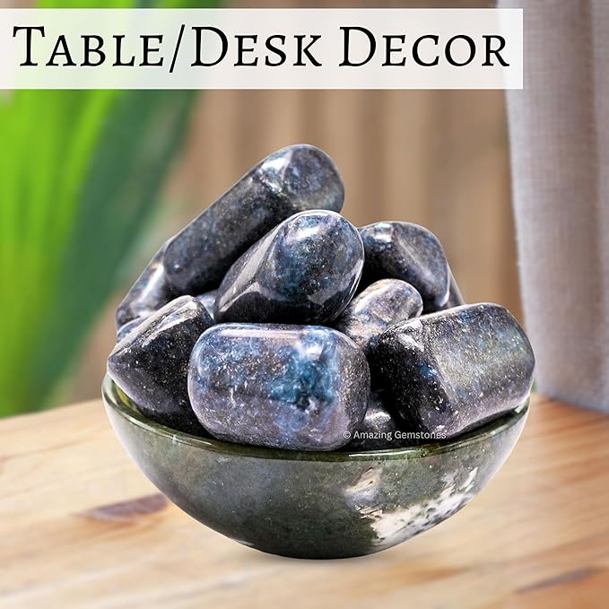 Amazing Gemstone Ruby Kyanite Crystals and Healing Stones Tumbled - 1000+ Carats Ruby Kyanite Stone, Natural Healing Stones for Energy Balance, Stress Relief - Premium Polished Gems Rocks