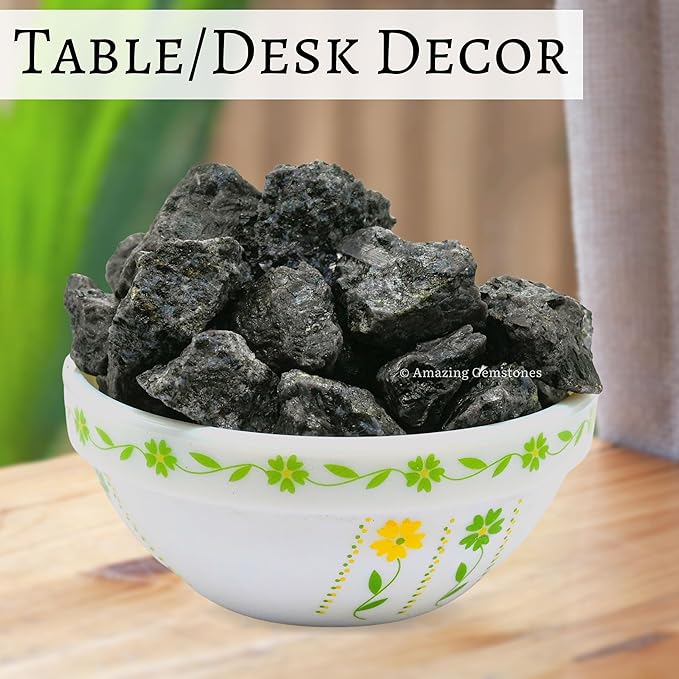 Amazing Gemstone 2 Pieces Indigo Gabbro Raw Crystals and Healing Stones, Natural Rocks for Tumbling and DIY Raw Stones and Crystals