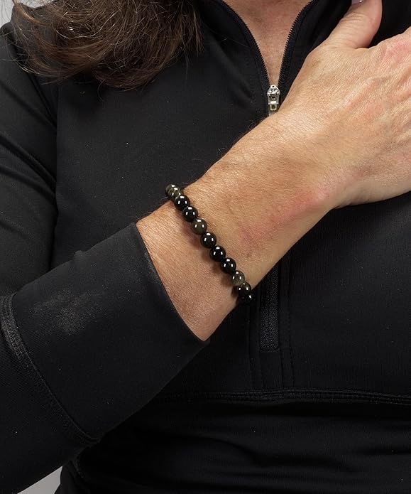 Cherry Tree Collection - Small, Medium, Large Sizes - Gemstone Beaded Bracelets For Women and Men - 8mm Round Beads