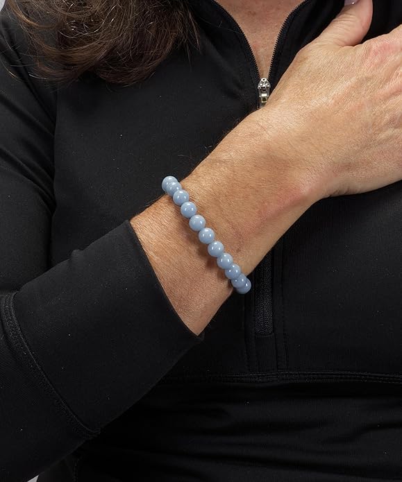 Cherry Tree Collection - Small, Medium, Large Sizes - Gemstone Beaded Bracelets For Women and Men - 8mm Round Beads