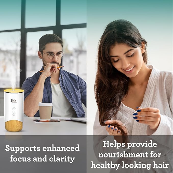 GuruNanda Rosemary Essential Oil, 100% Pure, Natural and Undiluted Diffuser Oil for Aromatherapy, Massages & DIY Recipies, Promotes Sense of Clarity & Supports Supple Hair (0.5 fl Oz)