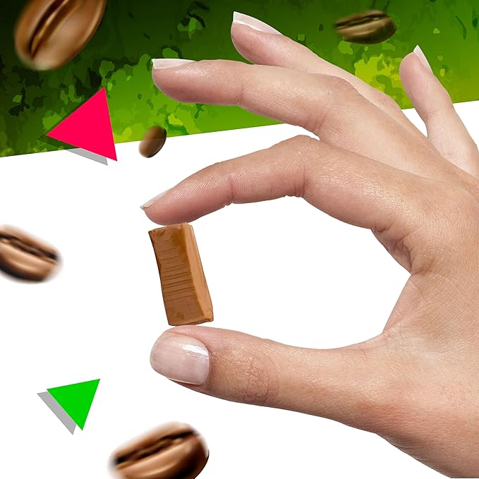 Brazilian Coffee Candy | 1 Lb Bag - 90 Count | Coffee Taffy Candy Individually Wrapped | Brazilian Taffies for Office | Desk & Travel Treat | Bold Flavor