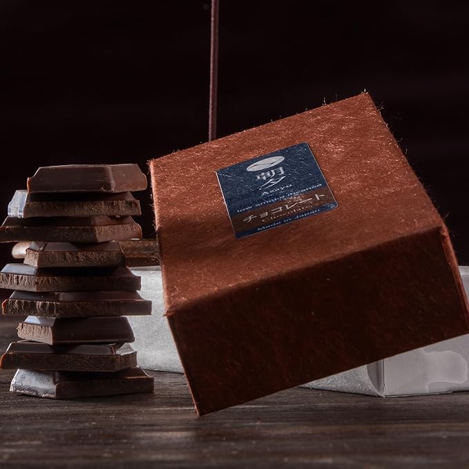 Asayu Japan Incense Sticks with Low Smoke for Morning or Evening Meditation, Relax or Yoga, Made in Japan 40gr - Chocolate-Scent