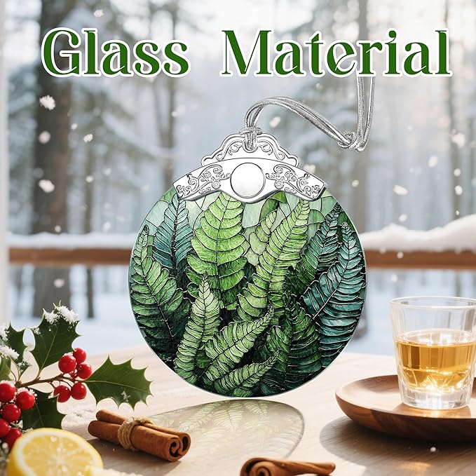 Fern Plant Christmas Ornaments: Christmas Tree Ornaments, Holiday Decor for Plant Lover, Stocking Stuffers, Gift Ideas, Housewarming Gift, Xmas Gifts & Gifts for Plant Lover
