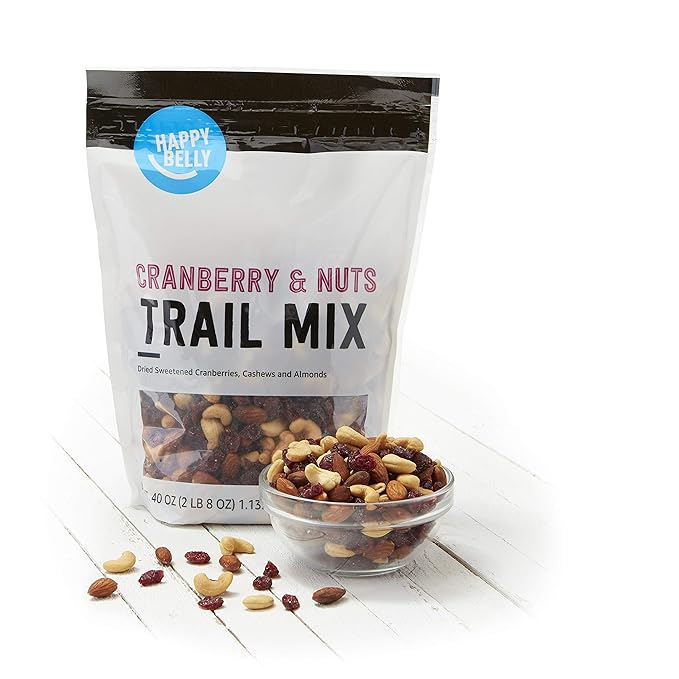Amazon Brand - Happy Belly Cranberry & Nuts Trail Mix, 2.5 pound (Pack of 1)
