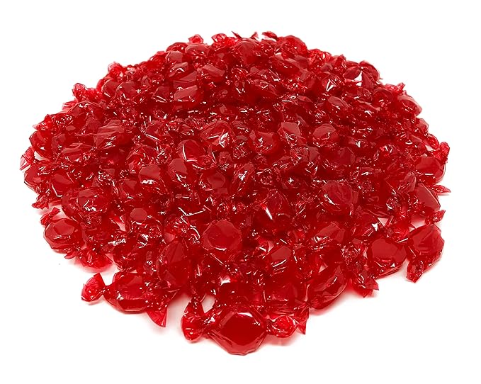 Cinnamon Hard Candy Disks - 3 lbs - Cinnamon Flavored Old School Classic Hard Candies - Bulk American Vintage Candy Assortment- Individually Wrapped, 48 oz.