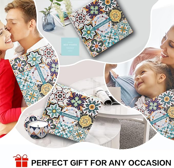 Scented Candles, 9 Packs 2.5oz Candle Set, Soy Candles for Home Scented, Aromatherapy Candle Gift Set for Stress Relief, Bathing, Ideal Gifts for Women Birthday, Valentines Day, Mothers Day