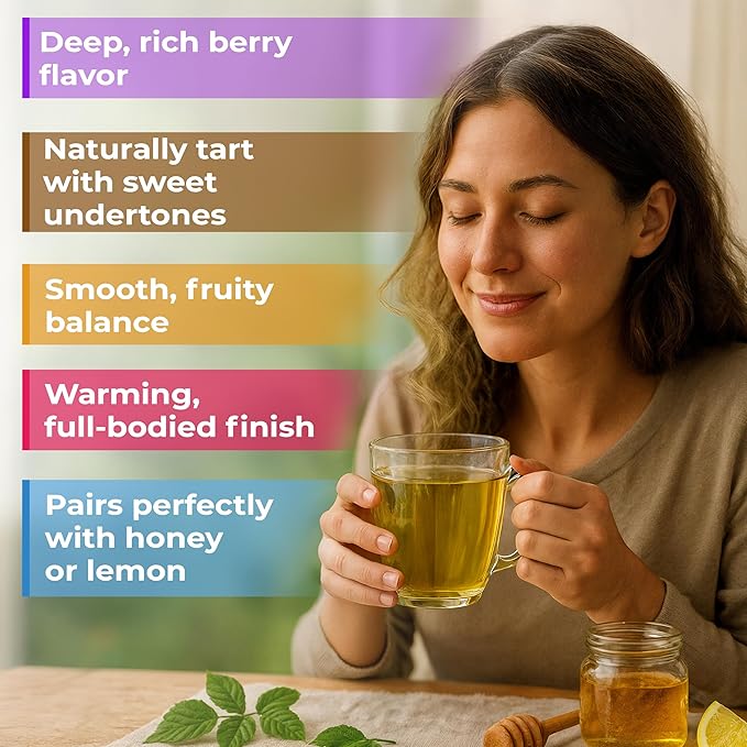 50 Bags Elderberry Fruit Herbal Tea (Sambucus) – 50 Tea Bags 1.5g Elderberry Berry Tea Saúco