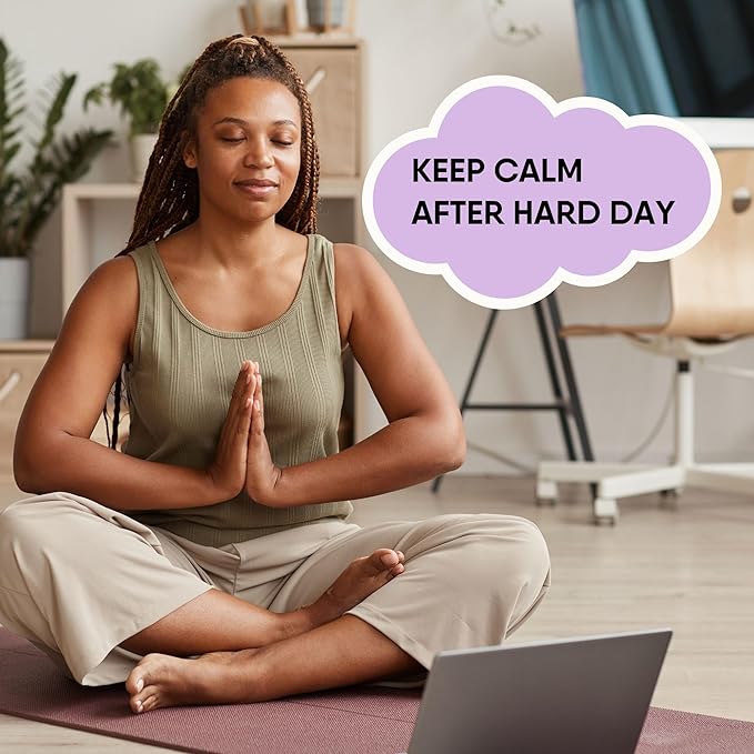 Organic Keep Calm Valerian Root, Lavender, Peppermint Herbal Tea Loose Leaf Relaxing Wellness Blend Caffeine-Free | Natural Stress Relief & Restful Sleep Aid