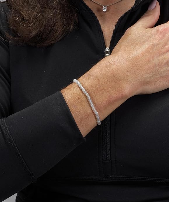 Cherry Tree Collection - Small, Medium, Large Sizes - Gemstone Beaded Bracelets For Women and Men - 4mm Round Beads