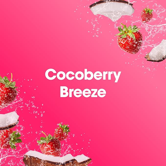 Optimum Nutrition Amino Energy Sparkling Hydration Drink, Electrolytes, Caffeine, Amino Acids, BCAAs, Sugar Free, Cocoberry Breeze, 12 Fl Oz, 12 Pack (Packaging May Vary)