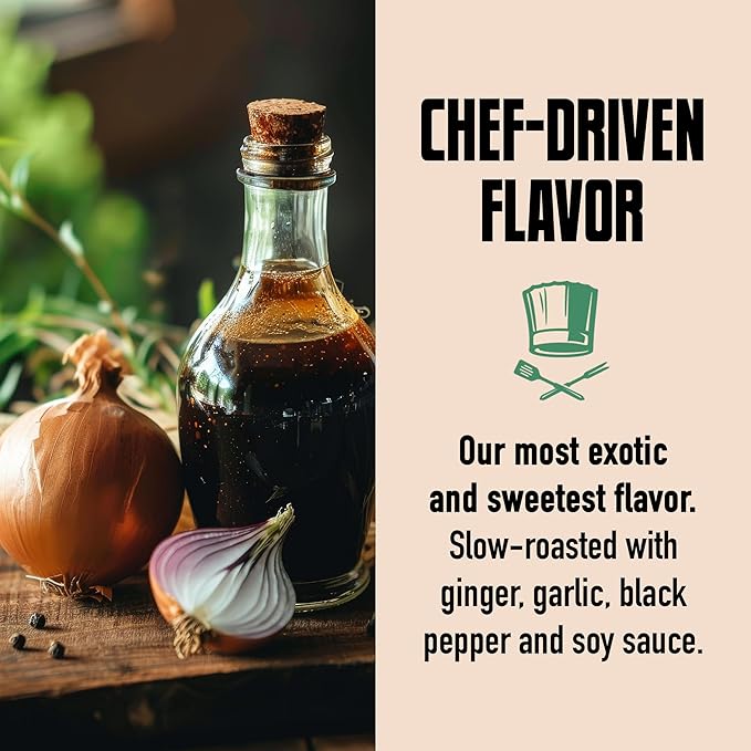 AGRO POWER Vegan Jerky - Grilled Teriyaki Flavor – Delicious, Non-GMO Certified Vegetarian Jerky with 25 Grams of Plant-Based Protein and 40% Less Sodium. High Protein Vegan Snacks - 2 Pack Set