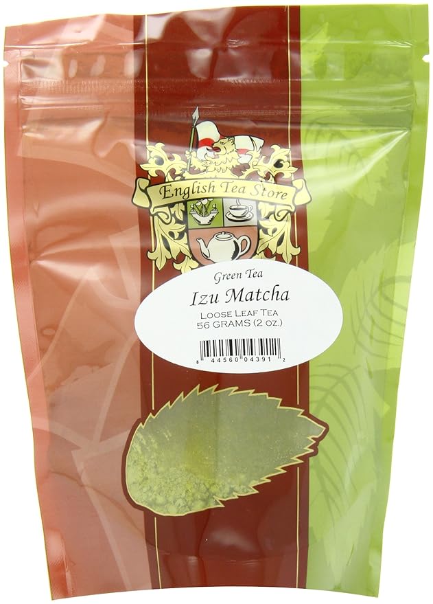 Izu Matcha Japanese Green Tea Pouches - 2oz | Premium Loose Leaf Powder | Traditional Sencha & Gyokuro Blend | Stone Ground Fine Powder for Tea Ceremony Smooth Drinks Lattes Shakes Baking