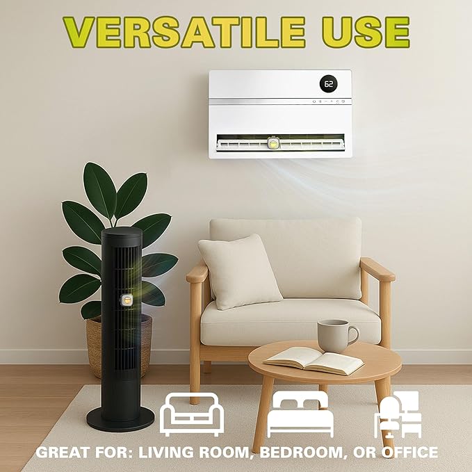 Air Jungles Lemon Ginger Scent Car Air Freshener Clip, 6 Vent Clips, 4ml Each, Long Lasting Air Freshener, Up to 180 Days Car Refresher Odor Eliminator