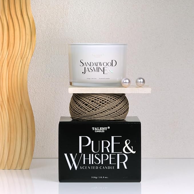 Scented Candles for Home - Large 3 Wick Jar Candles - Natural Soy Wax Candles Gifts for Women & Men - Aromatherapy Aesthetic Candles