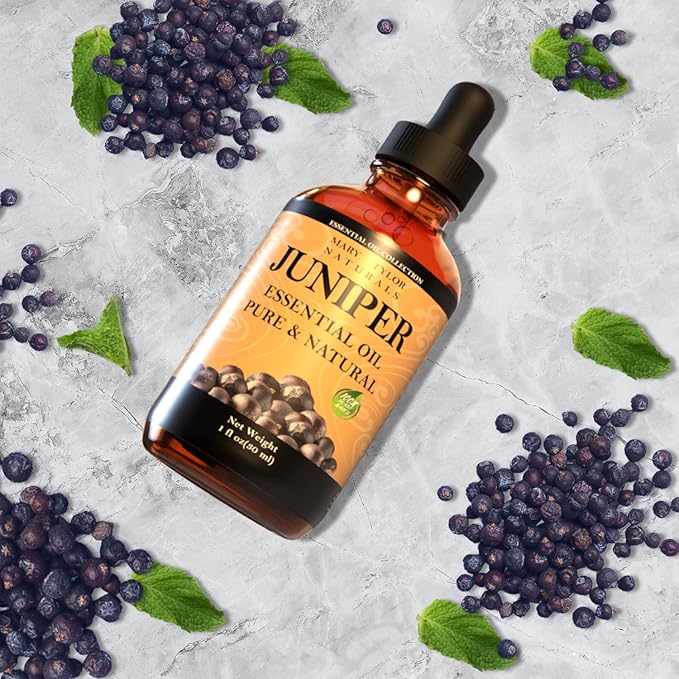 Juniper Berry Essential Oil (1 oz), Premium Therapeutic Grade, 100% Pure and Natural, Perfect for Aromatherapy, Diffuser, DIY by Mary Tylor Naturals