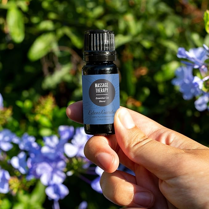 Edens Garden Massage Therapy Essential Oil Blend- 100% Pure Premium Grade, Undiluted, Natural, Therapeutic, Aromatherapy, The Best for Skin, Humidifiers, Face 30 ml (1 fl oz)