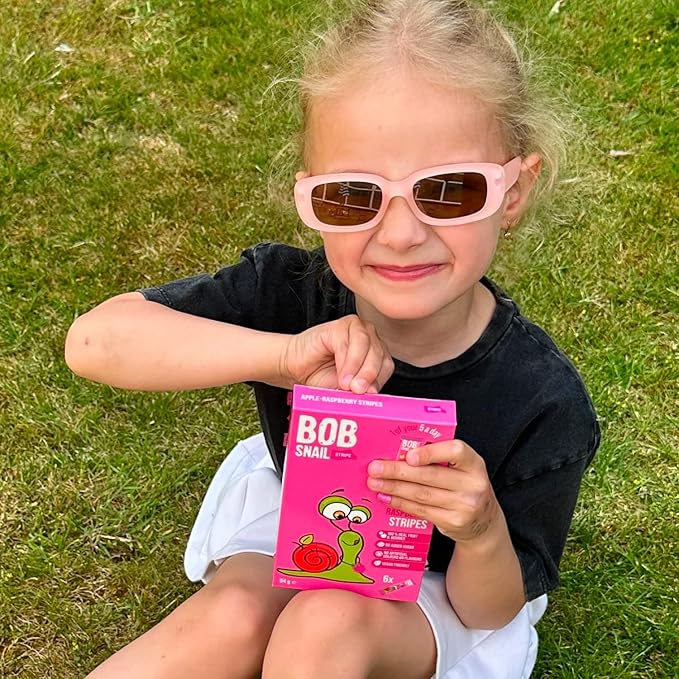 Bob Snail Fruit Roll Ups – Healthy Sweets Snacks, Real Dried Fruits, No Added Sugar, Vegan, Nut Free, Candy for Adults, Kids, with – Bulk 50 pcs Rolls, 500g (Apple Strawberry)