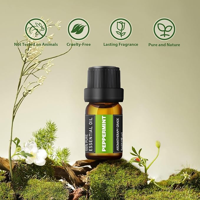 Premium Essential Oils Set - Pure Essential Oils-Perfect for Diffuser, DIY Candle and Soap Making（60x5 ML）